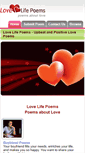 Mobile Screenshot of lovelifepoems.net